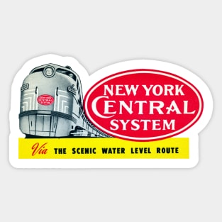 1965 New York Central Railroad Sticker